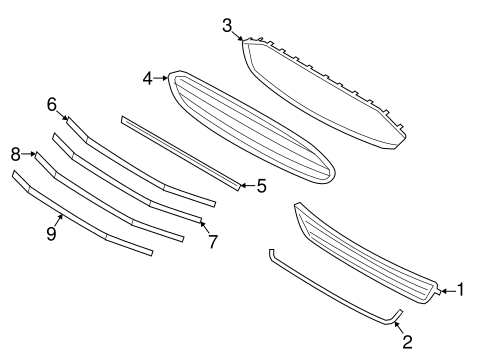 Fusion GRILLE & COMPONENTS