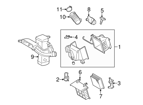 ENGINE/AIR INTAKE for 2014 Toyota Sienna #1
