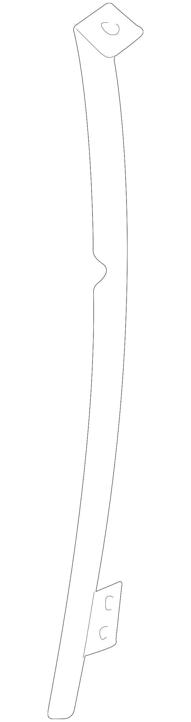 GJA1016AH GUIDE RAIL, RIGHT
