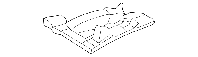 YS4Z5411778AA Деталь AIR DEFLECTOR, RIGHT