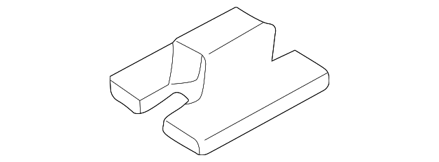 YS4Z-5463371-AA Деталь REAR FLOOR PAN RETAINER, LEFT