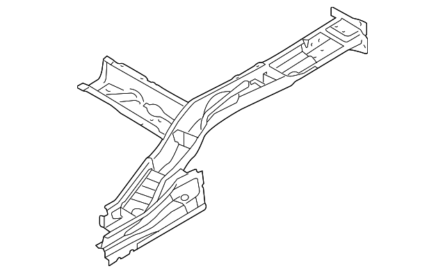 31448011 Деталь REAR RAIL, LEFT