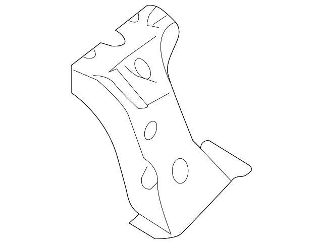 31297658 Деталь WHEELHOUSE BRACE, LEFT