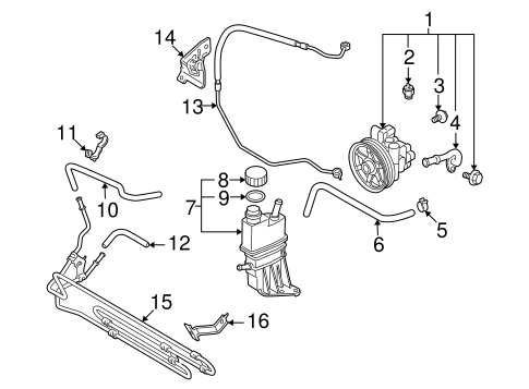 Pump & Hoses for 2012 Mazda MX-5 Miata #0
