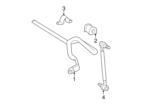 FRONT SUSPENSION/STABILIZER BAR & COMPONENTS for 2016 Toyota Corolla #1