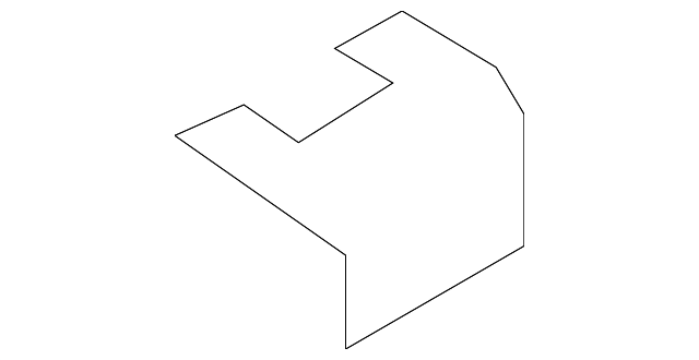 8A8Z7431077AB Деталь LOWER QTR TRIM INSERT, LEFT