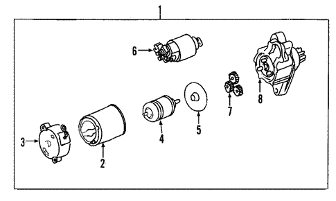 Starter for 2015 Scion xB #0