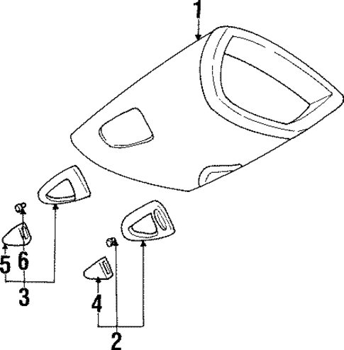 Achieva OVERHEAD CONSOLE