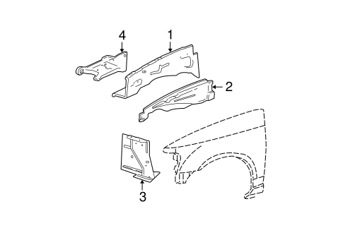 Body/Structural Components & Rails for 2005 Ford Explorer Sport Trac #1