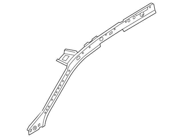 958-502-287-00-GRV Деталь ROOF RAIL, LEFT