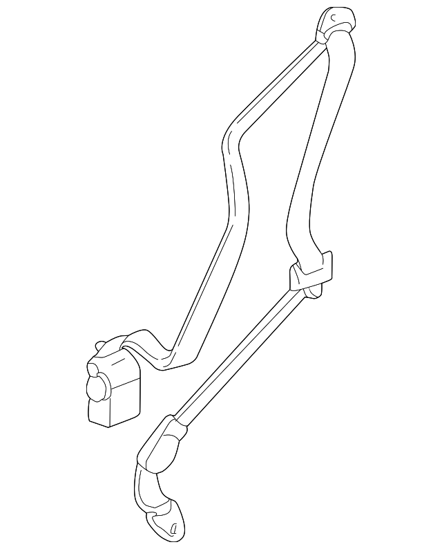 88894754 RETRACTOR ASSY, RIGHT