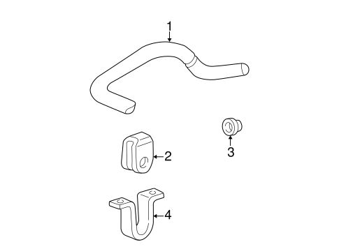 Front Suspension/Stabilizer Bar & Components for 2006 Ford E-150 #1
