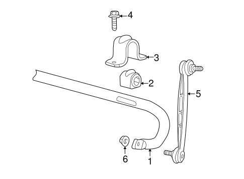X-Type STABILIZER BAR & COMPONENTS