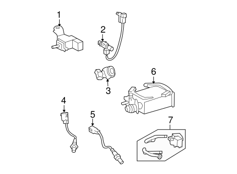 EMISSION SYSTEM/EMISSION COMPONENTS for 2007 Toyota Tundra #1