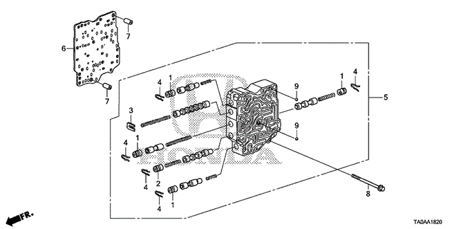 Transmission - Automatic/AT Secondary Body (V6) for 2012 Honda ACCORD SEDAN #1