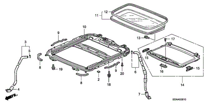 Interior/Bumper/Sliding Roof for 2007 Honda ACCORD COUPE #1