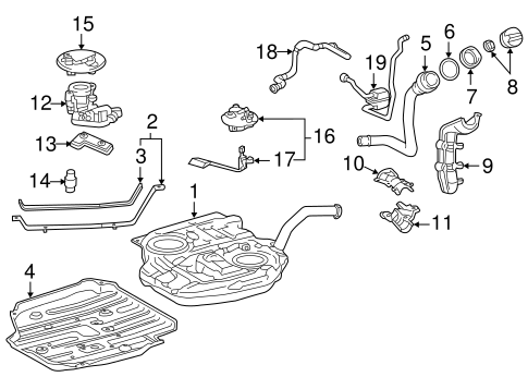 FUEL SYSTEM/FUEL SYSTEM COMPONENTS for 2015 Scion iQ #1
