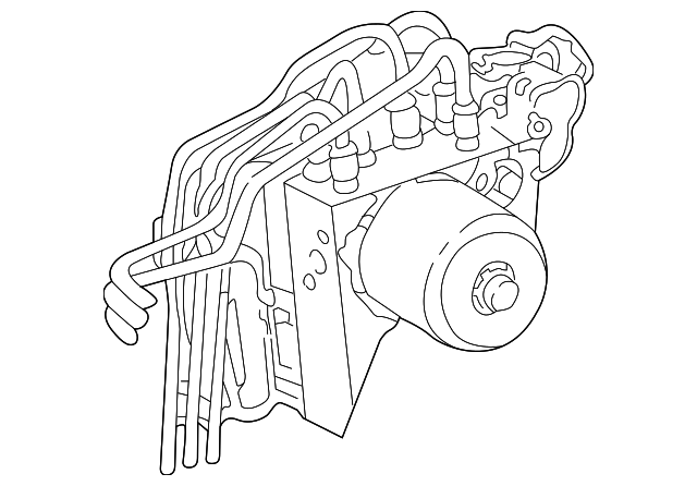 1W4Z2C333BA Деталь ABS CONTROL UNIT