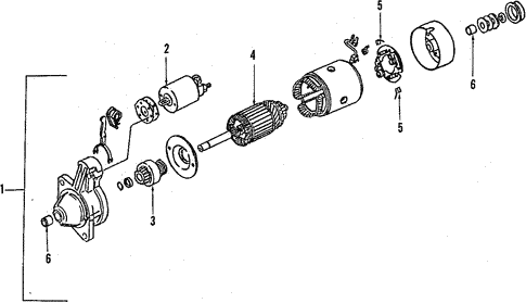 Starter for 1995 Nissan Pathfinder #0