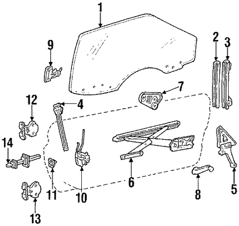 OEM Honda 75450-SB2-662 - Lock OEM Honda 75450-SB2-662 - Lock