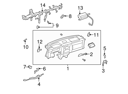 Instrument Panel for 2010 Toyota FJ Cruiser #0
