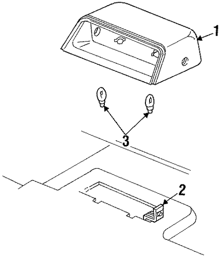 Town Car HIGH MOUNT LAMPS