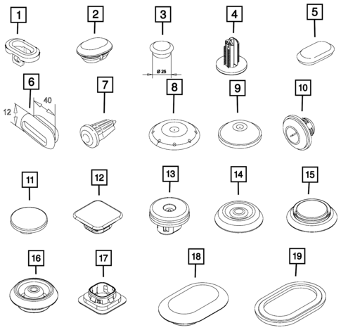 Plugs for 2016 Fiat 500X #0