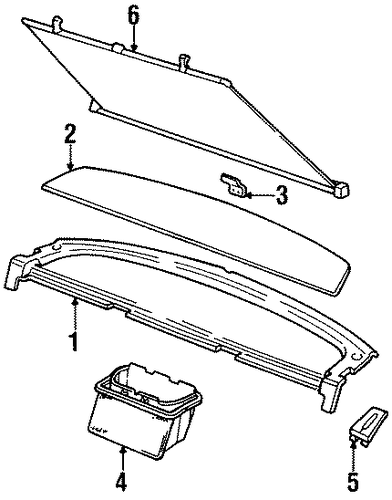 XJ12 INTERIOR TRIM - REAR BODY