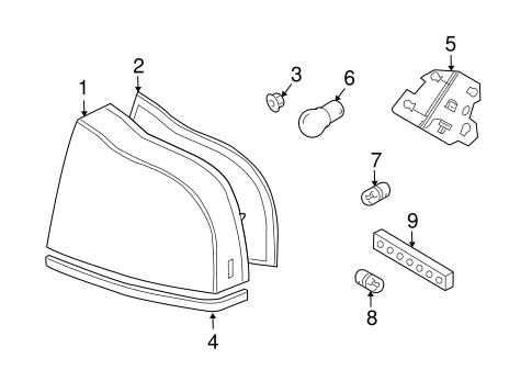 S80 BULBS - CHASSIS 5