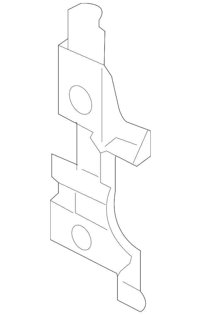 XBU500050 OUTER BRACKET, LEFT