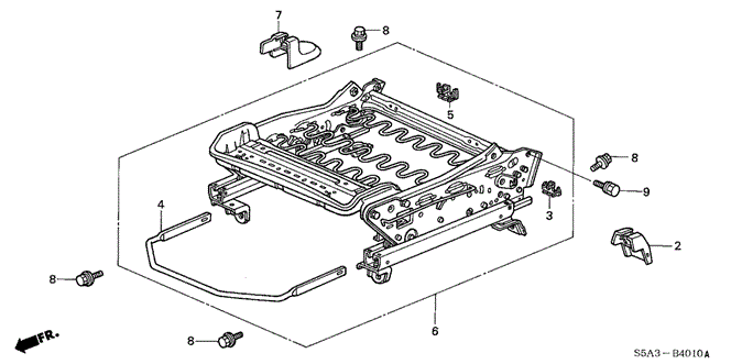 Interior/Bumper/Front Seat Components (L.) for 2003 Honda CIVIC SEDAN #1
