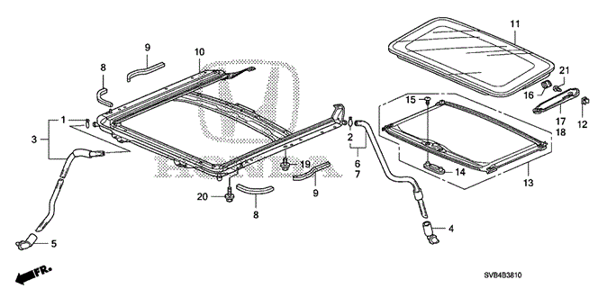 INTERIOR / BUMPER/SLIDING ROOF for 2010 Honda CIVIC COUPE #1