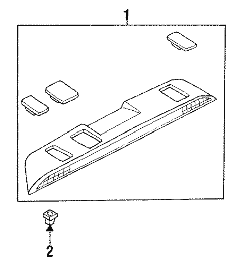 Electrical/High Mount Lamps for 1995 Nissan Pathfinder #1