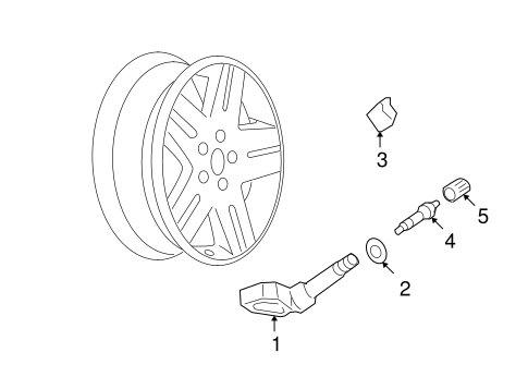 Impala Limited TIRE PRESSURE MONITOR COMPONENTS