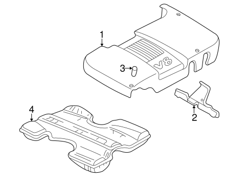 Thunderbird ENGINE APPEARANCE COVER