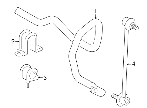 FRONT SUSPENSION/STABILIZER BAR & COMPONENTS for 2004 Toyota Sienna #2