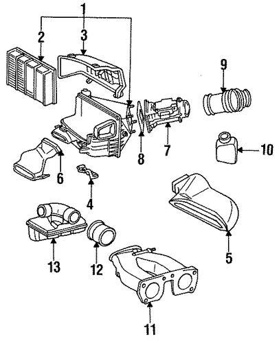 ENGINE/AIR INTAKE for 1996 Toyota Supra #2