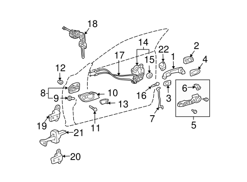 ELECTRICAL/FRONT DOOR for 2007 Toyota Solara #2