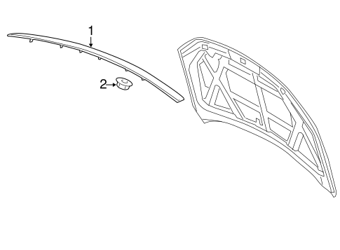 Milan EXTERIOR TRIM - HOOD