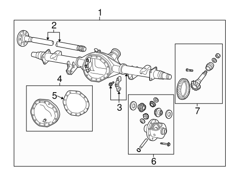 3500 AXLE HOUSING 4