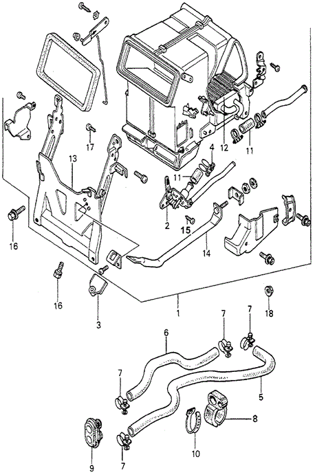 ELECTRICAL / EXHAUST / HEATER / FUEL/HEATER UNIT for 1981 Honda ACCORD HATCHBACK #1