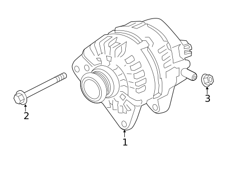 Alternator for 2020 Infiniti QX50 #0