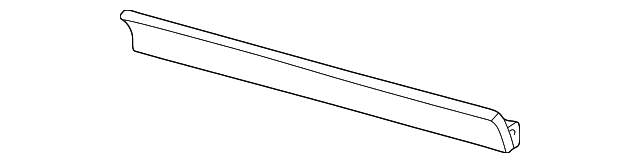 3W4Z8349AA Деталь SIDE AIR BAFFLE, RIGHT