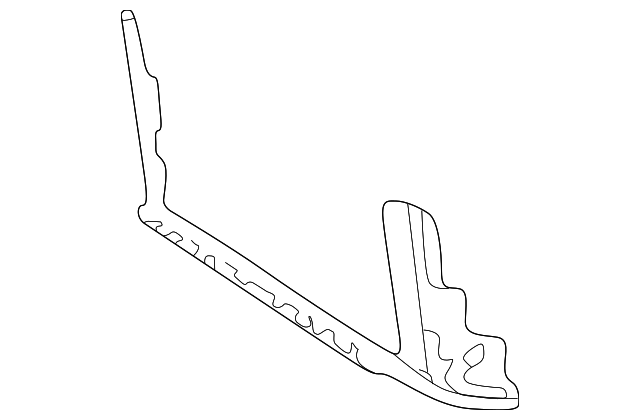 3W4Z-19E667-AB Деталь AIR DEFLECTOR