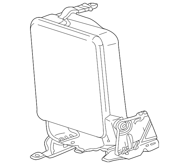 3L5Z1360027EAA Деталь REAR SEAT, LEFT
