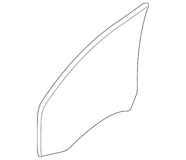 22627167 DOOR GLASS, LEFT