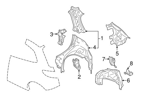 Inner Structure for 2012 Mazda 2 #0