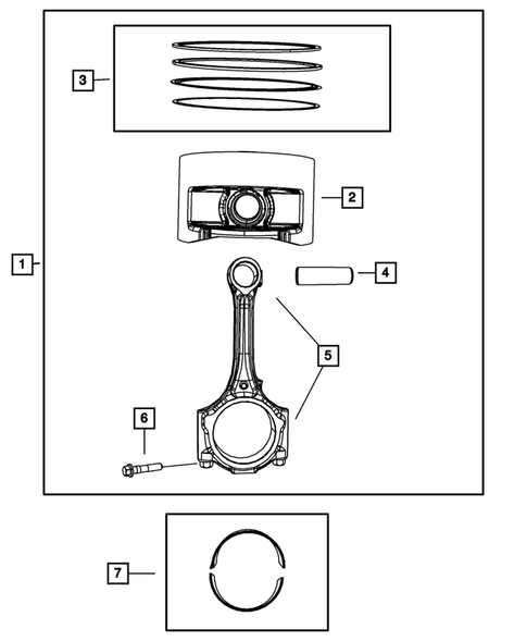 Crankshaft, Piston, Drive Plate, Flywheel, and Damper for 2009 Chrysler Town & Country #0