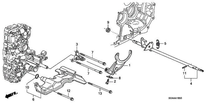TRANSMISSION - AUTOMATIC/AT SHIFT FORK (V6) for 2007 Honda ACCORD SEDAN #1