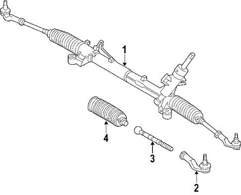 Steering Gear & Linkage for 2011 Volvo C70 #1